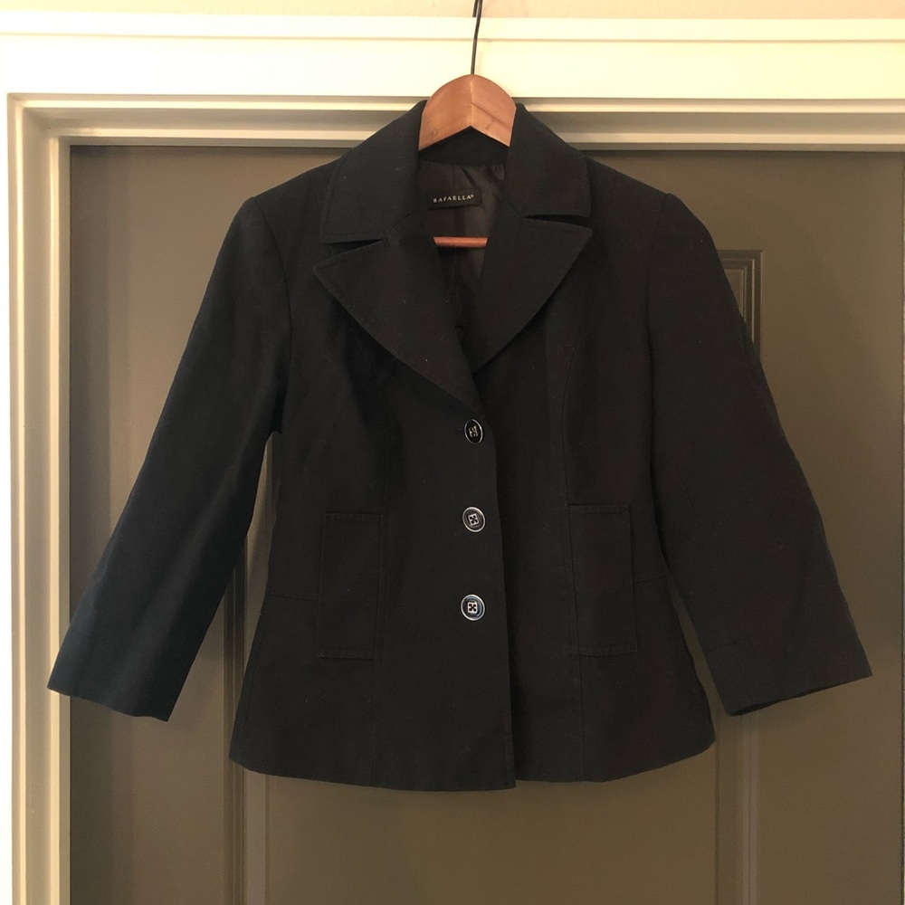 🌺 Rafaella Blazer Black Womens